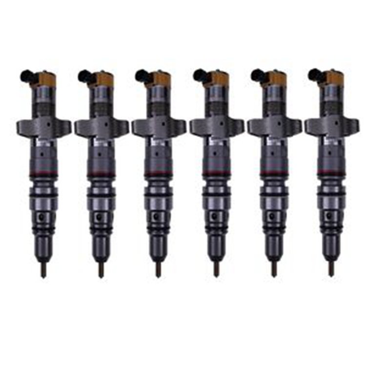 6 Pcs Fuel Injector 293-4068 for Caterpillar CAT Engine C9 C-9