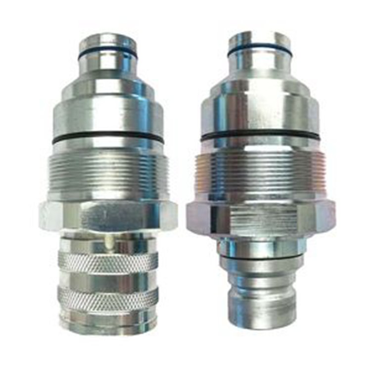 Male & Female Flat Face Coupler Kit 7246799 7246802 for Bobcat T140 T180 T190 T200 T250 T300 T320 T450