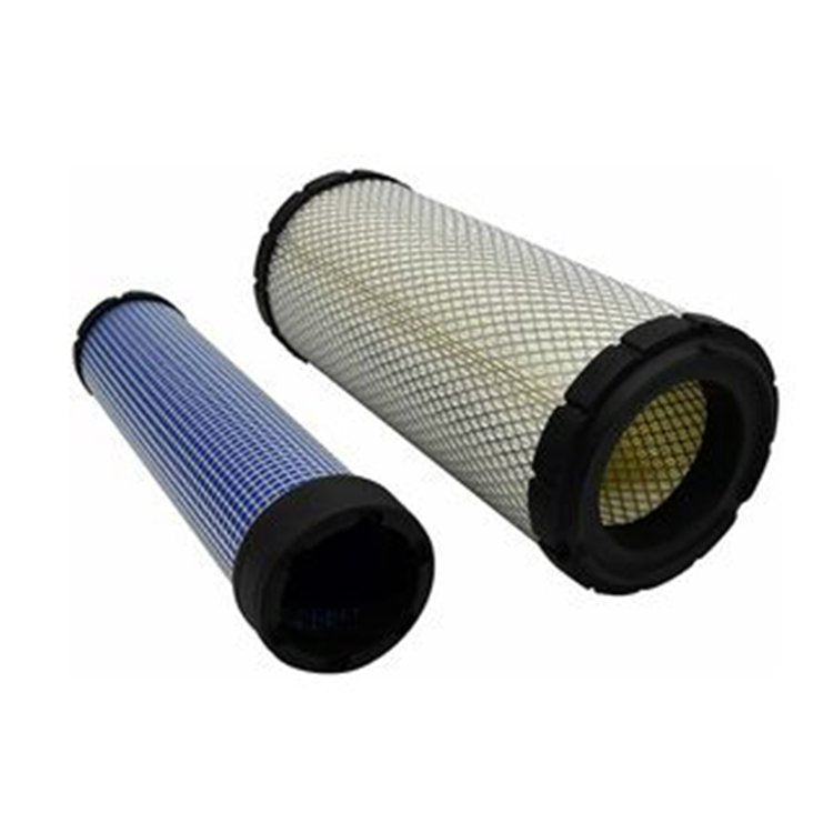 For Doosan Daewoo Excavator DX255LC DX255LC-3 Air Filter Element 474-00040 and 474-00039