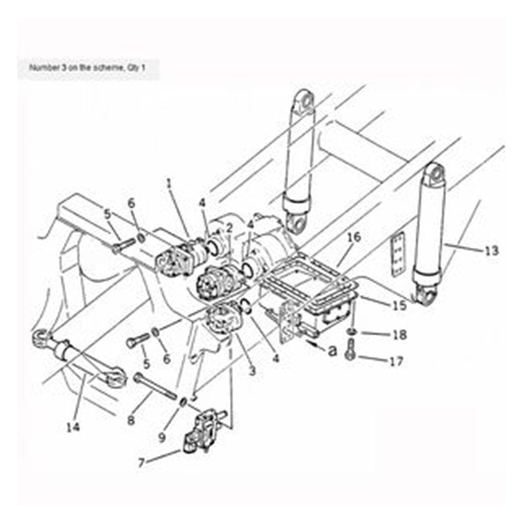 For Komatsu Dumper HD205-3 HD320-3 HD325-5 HD325-5 Transmission Pump 705-12-36010