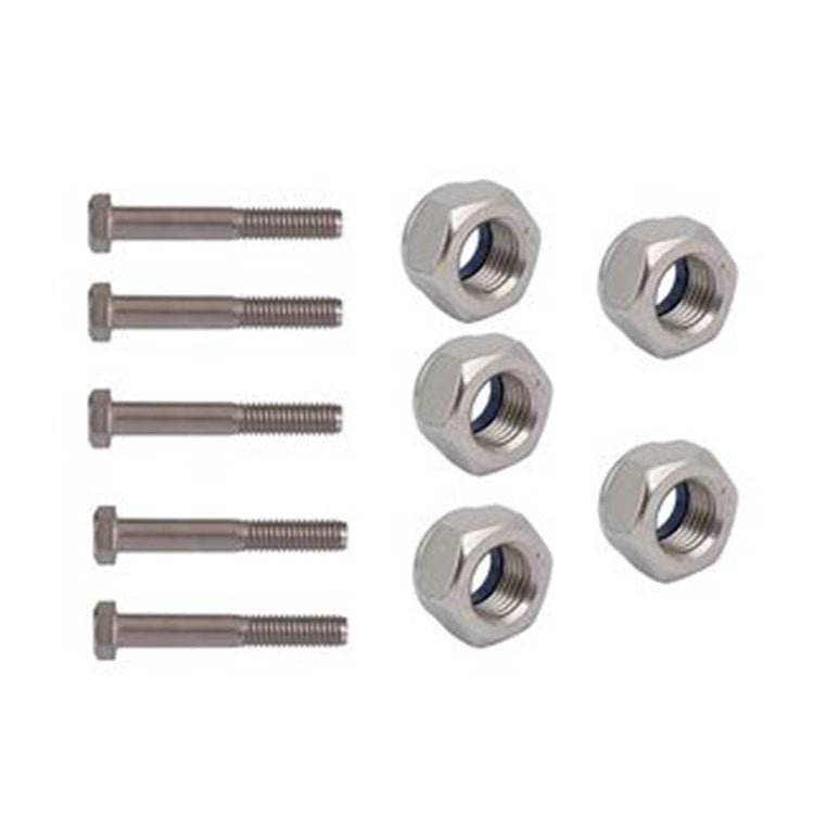 Head Bolt Cap Screw & Locking Nut 17C656 85D6 for Bobcat 763 773 7753 S130 S150 S160 S175 S185 S205 S220