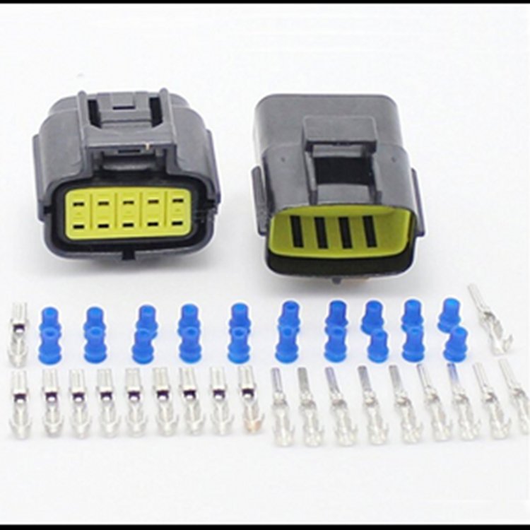 2 sets - Car Waterproof 10 Pin Electrical Wire Connector Plug AWG171503477851 Car Motorcycle