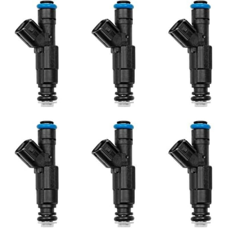 0280155784 0280155974 Fuel Injectors Set 6 PCS Upgrade For Jeep 1999-2004 4.0L I6