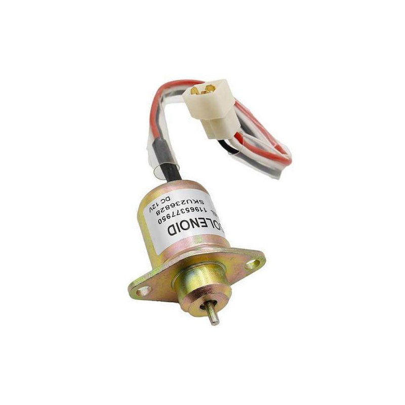 119653-77950 Fuel Shut Off Shutdown Solenoid For John Deere X495 X595 X740 4110 4115 1435 1445 1545 1565