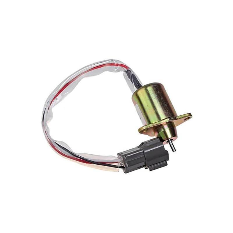 129612-77940 Fuel Shut Off Solenoid 24V For Yanmar 3Tnv88-Bptb2 Engine Tb235 Doosan Dh80 Excavator