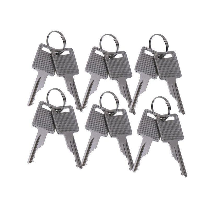 12PCS Ignition Keys 6693241 6693241 For Bobcat Skid Steer Loader Excavator Tractor Toolcat 751 753 763 773 863 873 883 963