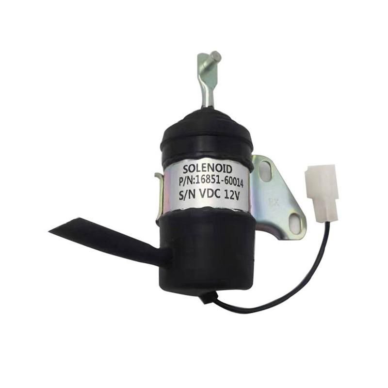 16851-60014 16851-60011 16851-60012 16851-60013 052600-4530 6670776 Fuel Stop Solenoid 12V For Kubota D902 B7410D Bx24 Bx25