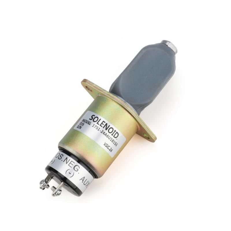 1751-24A6U1B1S5 Sa-4259-24 Diesel Fuel Stop Solenoid For Woodward 24V 2 Terminals