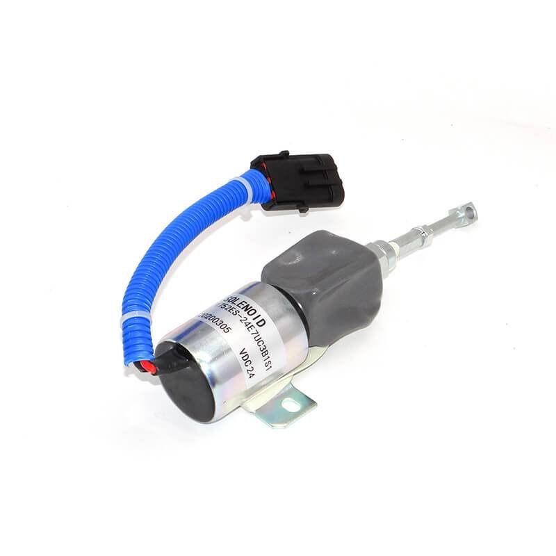 1752Es-24E7Uc3B1S1 Sa-4888-24 Fuel Stop Solenoid For Woodward 24V Cummins Excavator 6Bt 5.9L And 6Ct 8.3L R300 Pc360-7