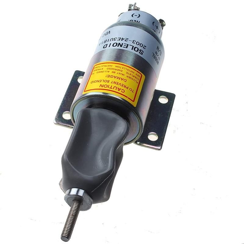 2003-24E3U1B1A Sa-3329-24 Fuel Flameout Shutoff Stop Solenoid For Woodward 24V 3 Terminals