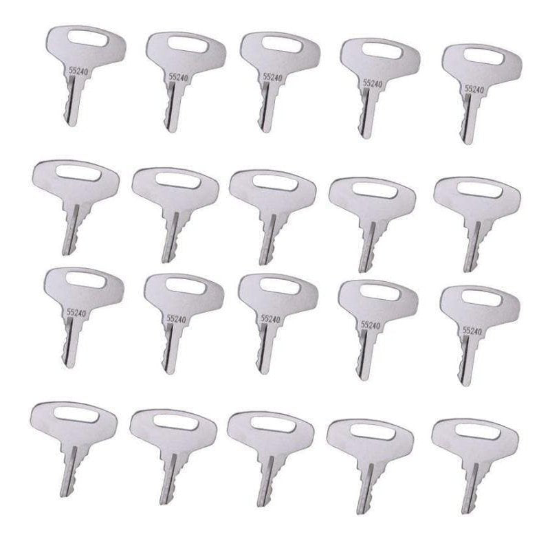 20PCS 66711-55240 66711-55140 Key For Kubota B And L Series B20 B5100 B7200 B7200E B8200Dp F2000