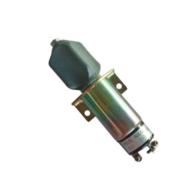 2848231 12V Shutdown Stop Solenoid 3 Terminals For Perkins 4.108 4.165 T6.3544 6.3544 Series Engine