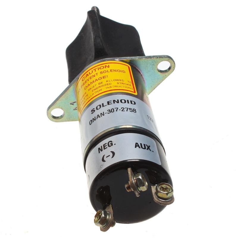 307-2758 12V Stop Governor Solenoid With Three Terminal For Miller Welders Aead 200Le