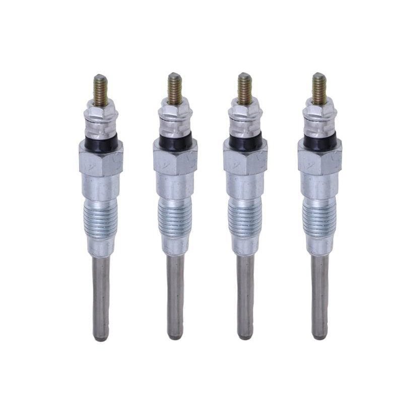 4PCS Glow Plug 19077-65510 19077-65511 For Kubota L Series V2203 Kx121-3 Kx161-2 Kx131-3S R510 R520 R520S D1803 D1703 D1503 D1403