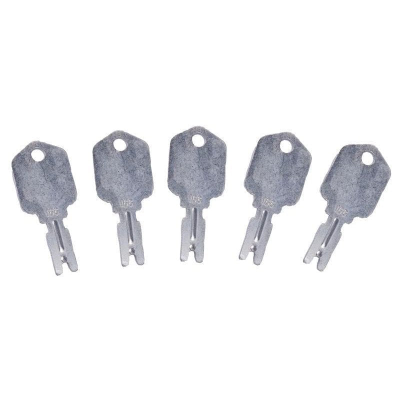 5 PCS 166 6T-2663 Ignition Key For Clark Crown Gradall Gehl Hyster Komatsu Yale #166 Forklift