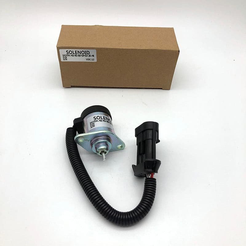 6689034 1G577-60010 1G577-60011 Stop Solenoid 12V For Bobcat Skid Steer Loader S850