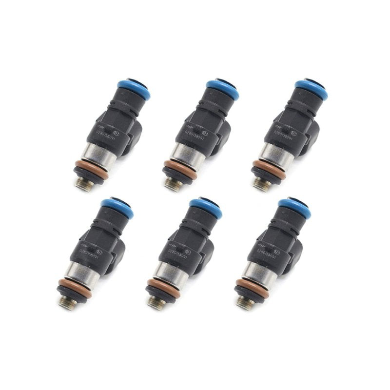 6PCS Fuel Injectors 0280158091 Fit For Ford Mercury Mazda Lincoln 3.5L 3.7L Cx-9