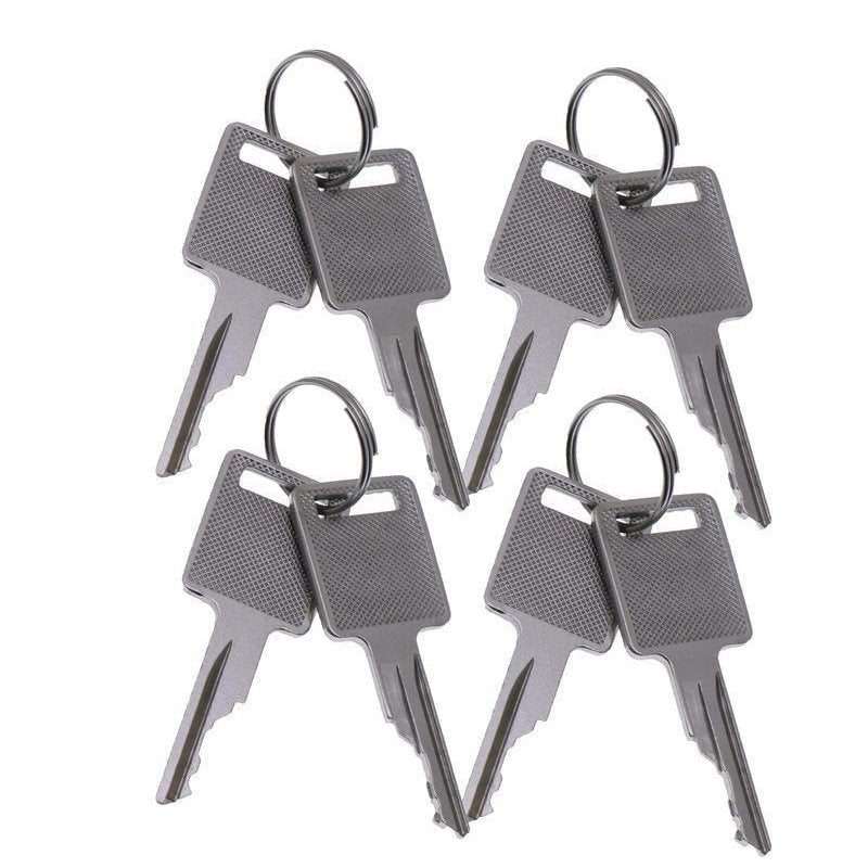 8PCS Ignition Keys 6693241 6693241 For Bobcat Skid Steer Loader Excavator Tractor Toolcat 751 753 763 773 863 873 883 963