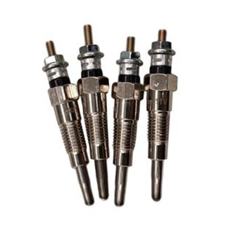 4 PCS Glow Plug for Yanmar 4TNV98T Komatsu S4D98E Engine SK1020-5 SK1020-5N SK1026-5 SK1026-5N CK30-1 CK35-1 Loader