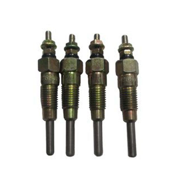 For Doosan Crawler Excavator DX60R Yanmar Engine 4TNV98 Glow Plug 4 Units 1 Set