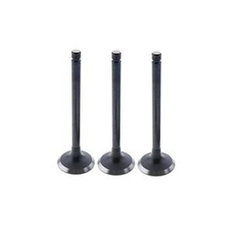 For Hitachi Excavator EX22 EX25 Isuzu Engine 3KR1 Exhaust Valve 3 Units 1 Set