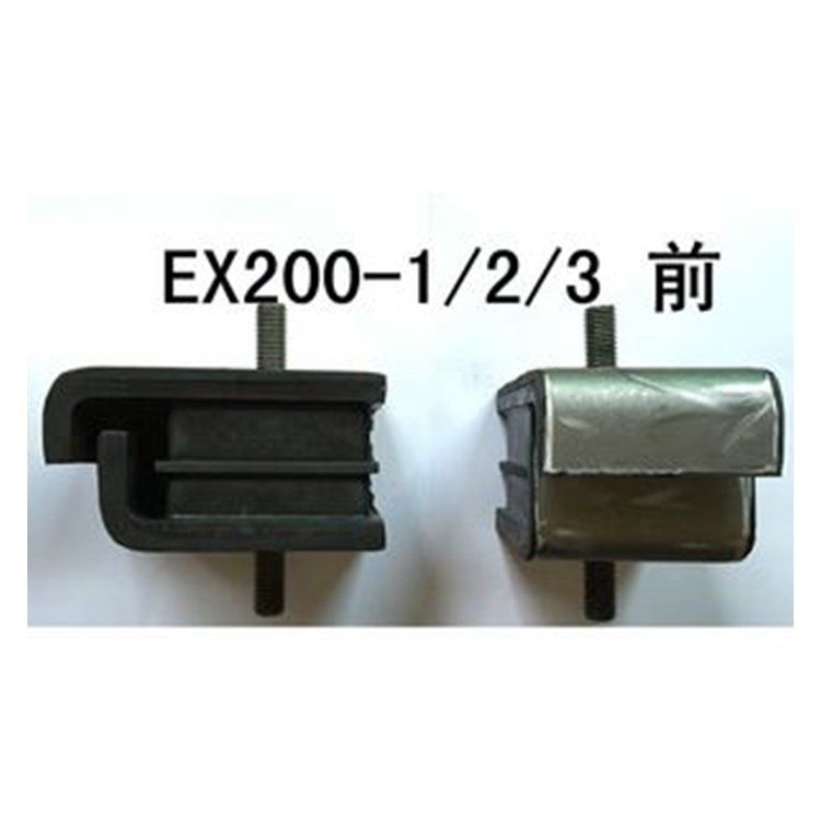 1 Set Engine Mounting Rubber Cushion Feet Bumper for Hitachi Excavator EX200-1 EX200-2 EX200-3