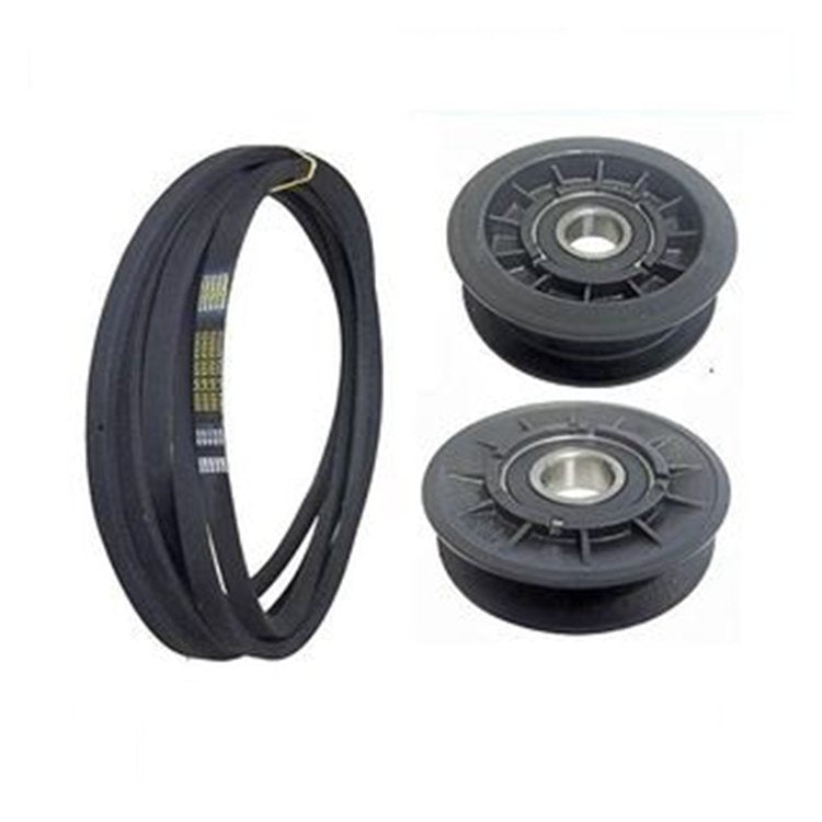 Idler Pulley Kit GX20286 GX20287 With Transmission Drive Belt GX20006 for John Deere Tractor 105 108 125 135 145