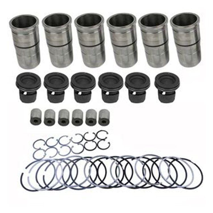 Cylinder Liner kit 21209650 for Volvo Engine D13F TAD1340VE TAD1343GE TAD1352GE TAD1355G Excavator EC380DL EC480DL