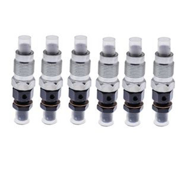 6 Pcs Fuel Injector 093500-5760 23600-19045 for Toyota Engine 1HZ 2C Land Cruiser Land Cruiser 70 80 Series