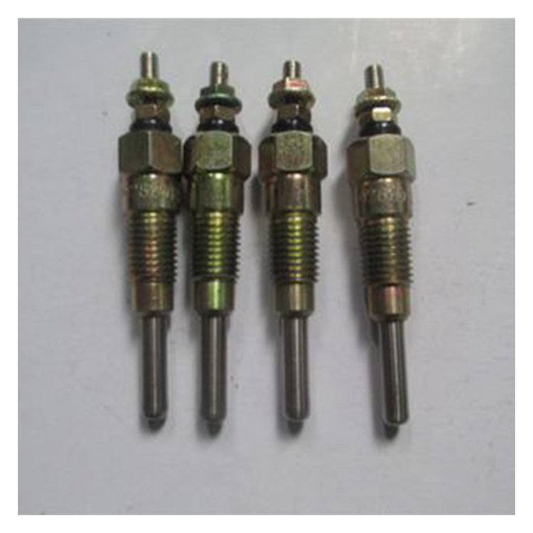 For Komatsu Backhoe WB150WSC-2 WB93R-2 WB97R-2 WB98A-2 Yanmar 4TNE106T Komatsu 4D106T Engine Glow Plug 4 Pcs