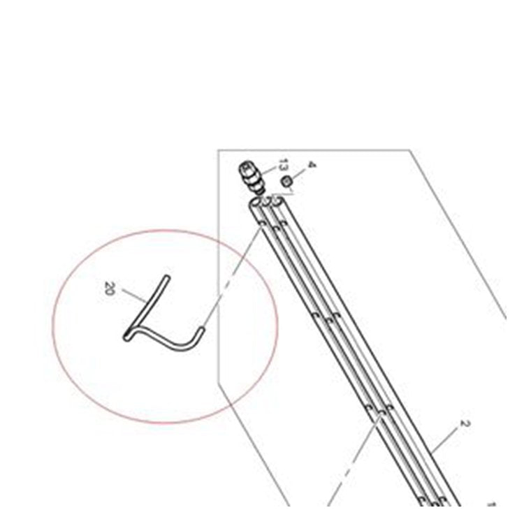 Fuel Pipe SEV427DH 10000-12622 986-432 for Perkins Engine FG Wilson