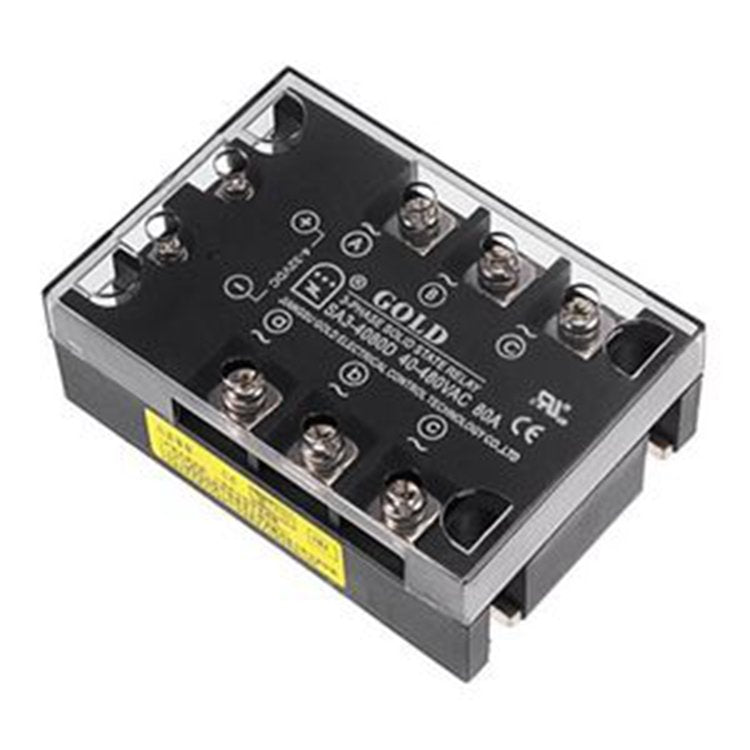 3-Phase Solid State Relay SA3-4030D Load 40-530VAC 30A SSR Input 4-32VDC