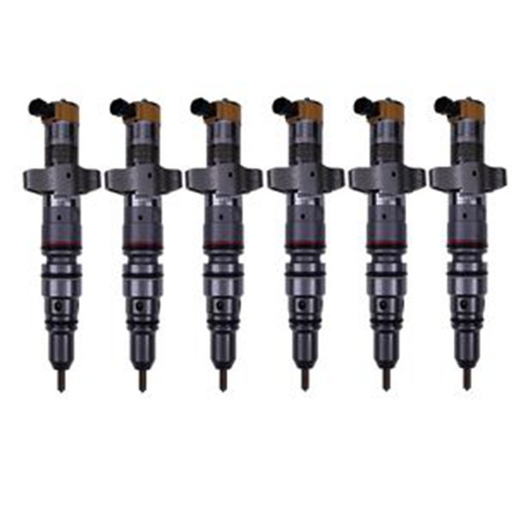 6 Pcs Fuel Injector 387-9432 for Caterpillar CAT Engine C9 Excavator 330D 330D L 336D L 336D LN 340D2 L