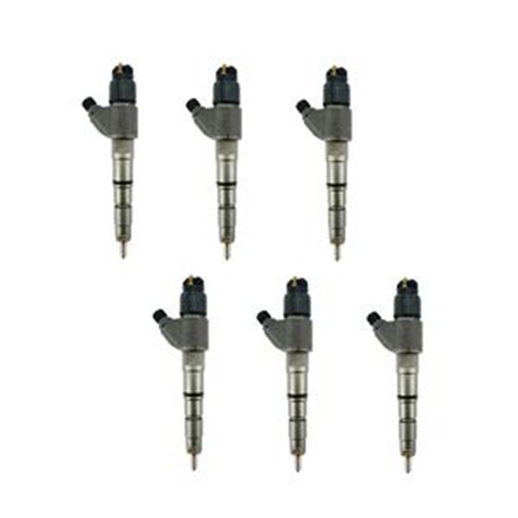 6PCS Fuel Injector 0445120224 for Bosch