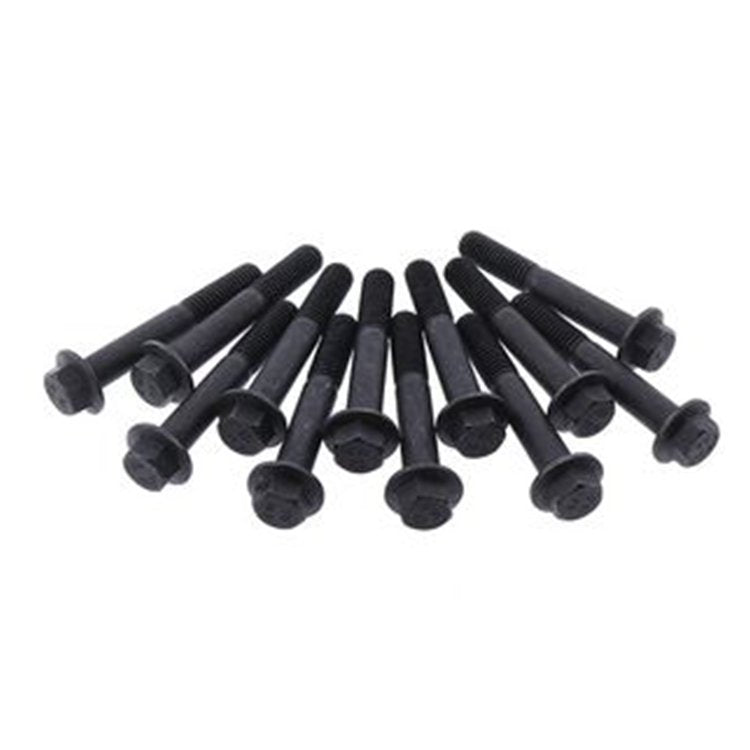 12 Pcs Exhaust Manifold Bolt 3944593 for 94-98 Dodge 5.9L 12 Valve Cummins