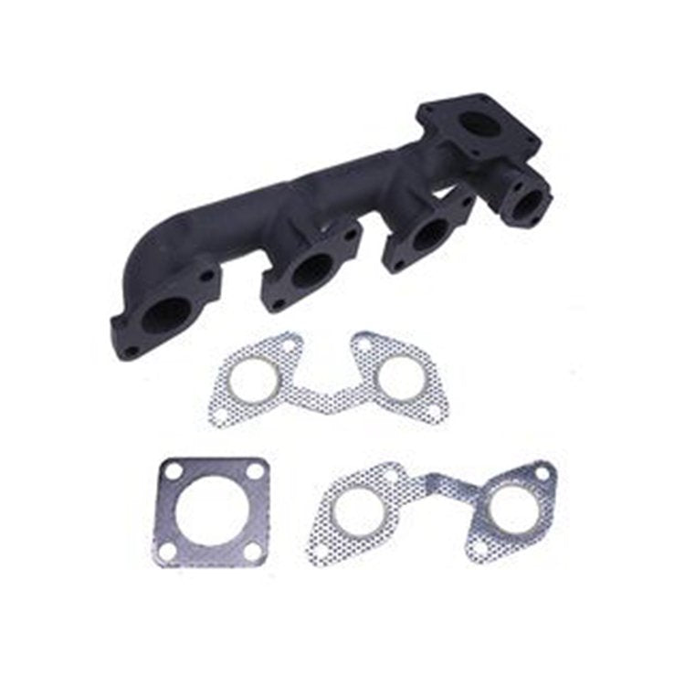 Exhaust Manifold 7008378 with Gaskets 6666781 6685878 for Kubota Engine V2203 V2403 Bobcat Loader 751 753 763 773 7753 S130 S150 S160 S175 S185