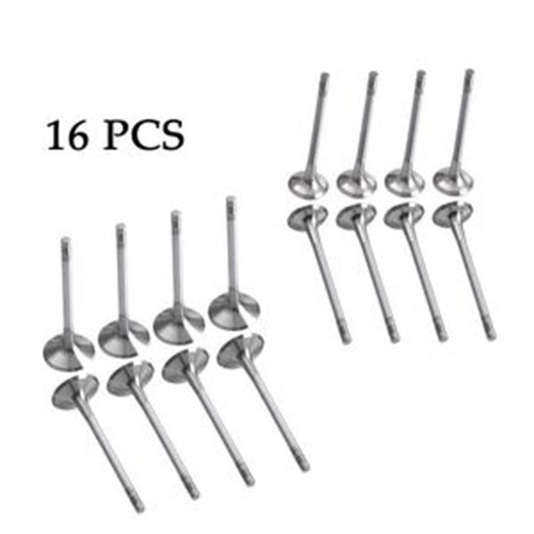 16 Pcs Intake Valves for Deutz BF8M1015C Engine