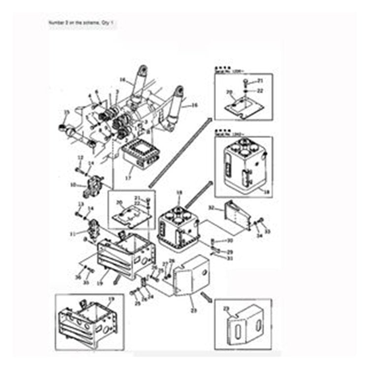 For Komatsu Wheel Loader WA450-1 WA470-1 WA500-1 558 Steering Pump 705-12-40010