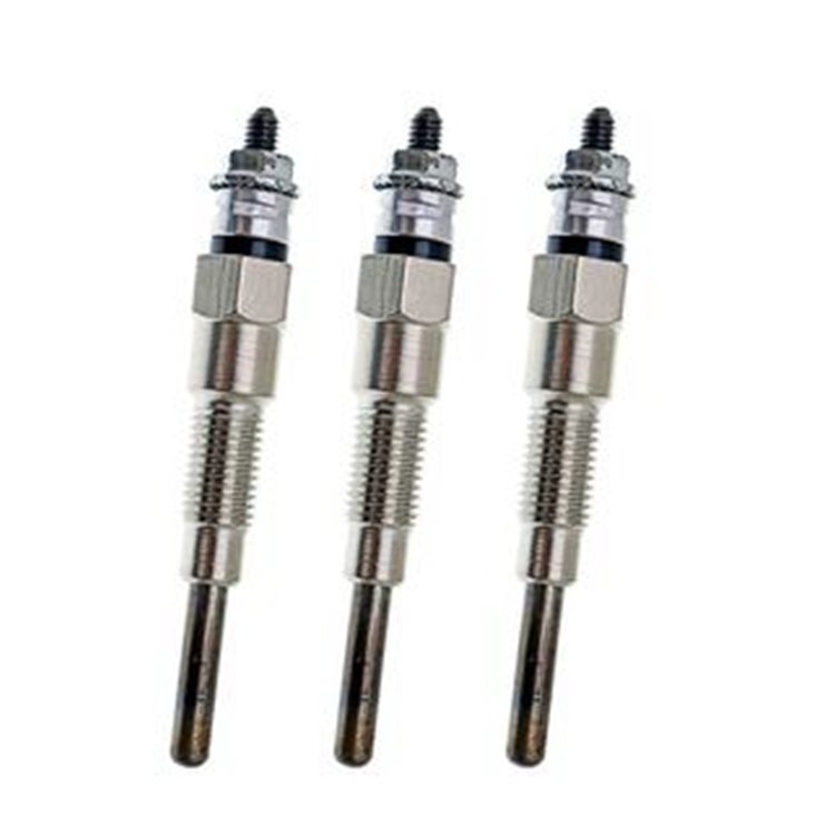 3Pcs Glow Plug 6670470 for Kubota D722 D902 D1005 D1105 Bobcat S100 MT50 MT52 MT55 320 321 322 428 453 E08 E10 E14 E16