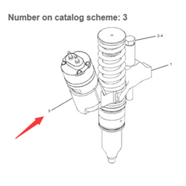 Original Injector Gp-Fuel 374-0751 3740751 for Caterpillar CAT Engine C27 Tractor D10N D10R D10T D10T2