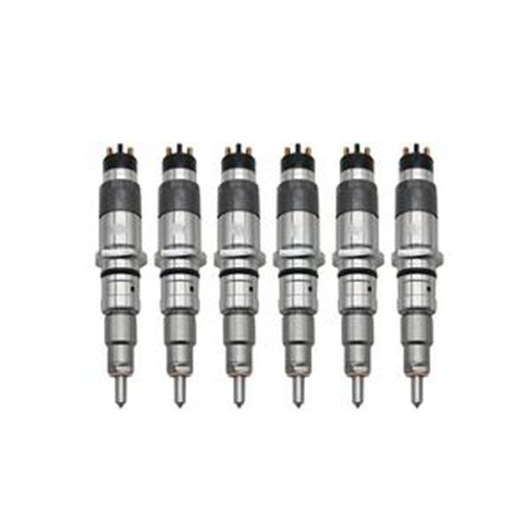 6 PCS Fuel Injector 2854608 0445120057 for Case New Holland IVECO Engine F4HE9687