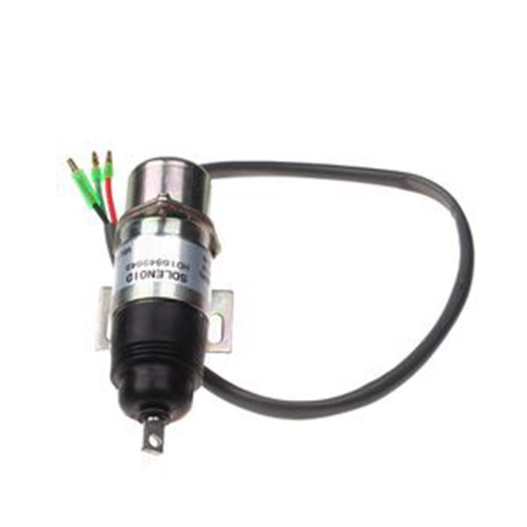 12V Stop Solenoid 4314269 4281719 for Hitachi Excavator EX12 EX15 EX20UR-2 EX22 EX25 EX30 EX30UR-2 EX35 EX40UR-2 EX45