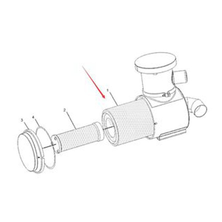 Air Fileter 6I2501 for Caterpillar Engine 3208 3304 3306B 3406C CAT Excavator 235C 320B 320C 320D 320D2 322B 322C 325B