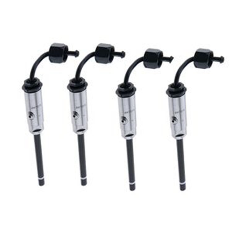 4Pcs Fuel Injection Pencil Nozzle 4W7015 0R3419 for Caterpillar CAT 215B E180 931B 931C 935B 935C 943 953 Engine 3204