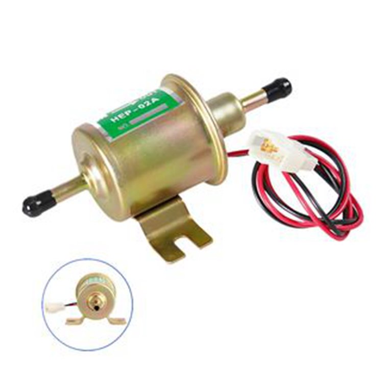 12V Universal 2.5-4 PSI Gas Diesel Inline Low Pressure Electric Fuel Pump HEP02A