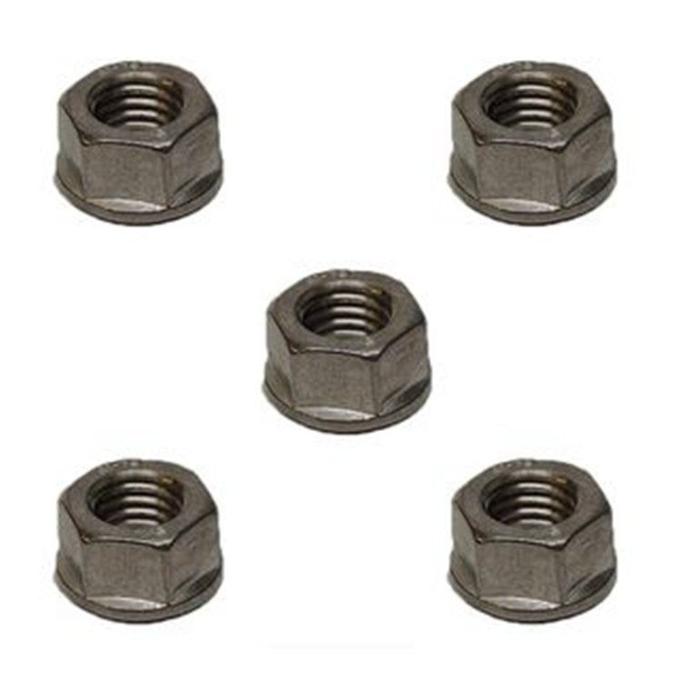 5 Pcs Stainless Steel Turbocharger Mounting Nut 3818824 for Cummins L10 M11 Engine in USA