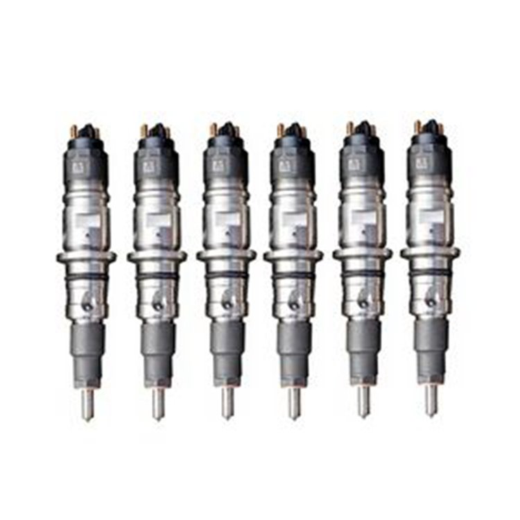 6 PCS Fuel Injector 0445120384 for Bosch