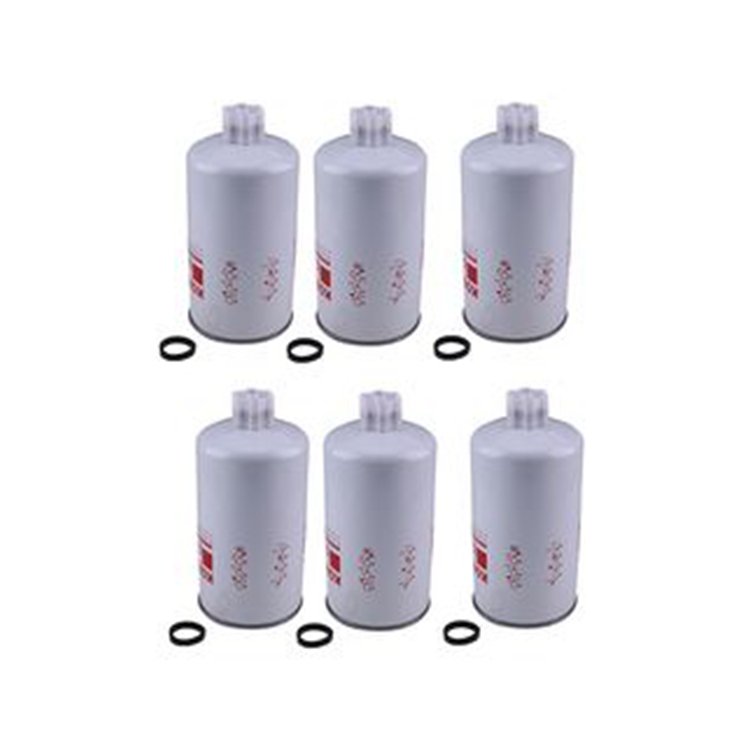 6Pcs Fuel Water Separator Filter FS1212 for Freightliner Kenworth Peterbilt