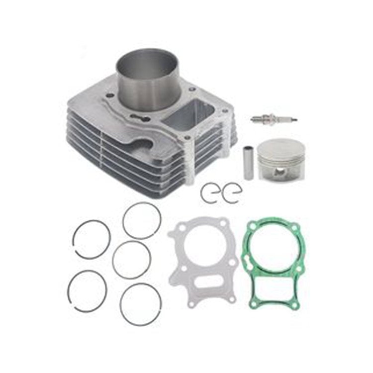 Cylinder Piston Gasket Top End Rebuild Kit 13111-HB5-000 for Honda ATV Recon 250 TRX250 TRX250X