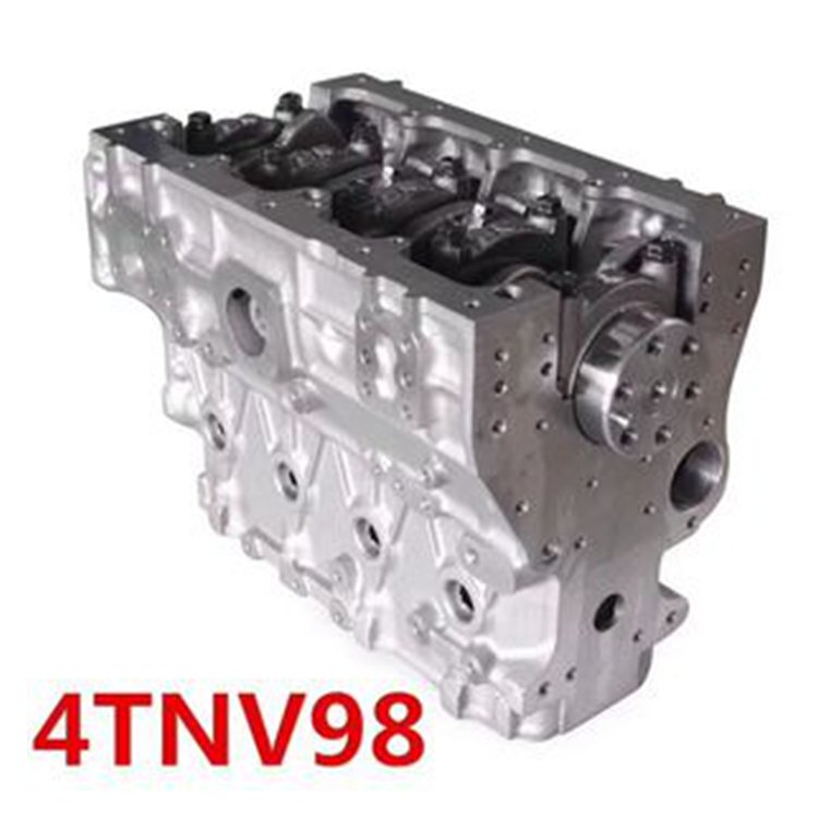 4TNV98 4TNV98T Engine Cylinder Block Assembly for Hitachi ZX60USB-3F ZX65USB-3F Doosan SOLAR 75-V